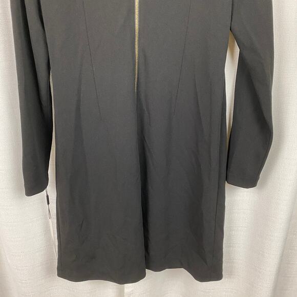 Calvin Klein Black Long Sleeve Shift Mini Dress Sz.6 NWT - Picture 14 of 16
